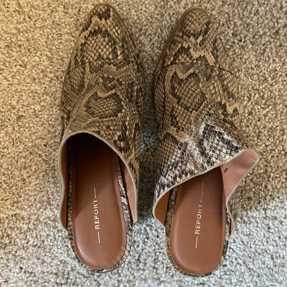 Snakeskin Mules - Picture 2 of 3